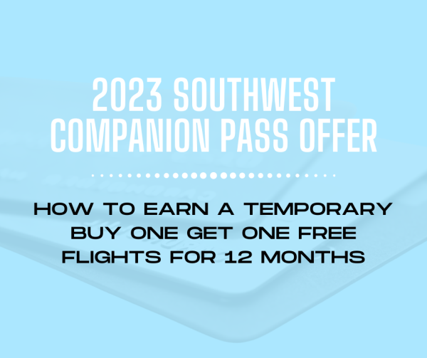 2023 NEW Southwest Companion Pass Offer Basic Travel Couple