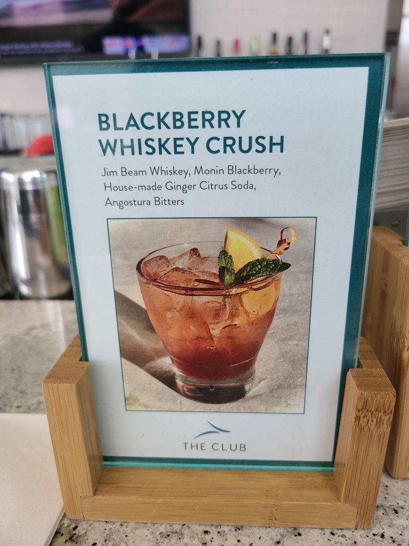 Photo of specialty drink in the club DFW