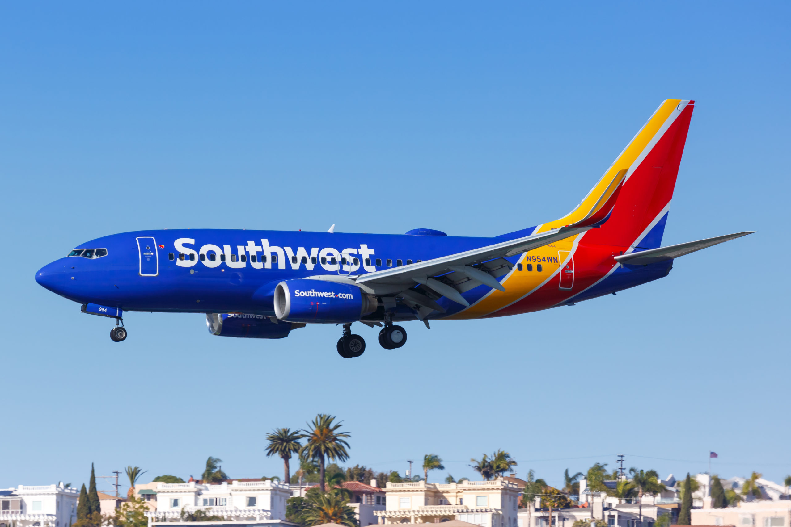 Southwest Airlines Boeing 737-700 Flugzeug Flughafen San Diego