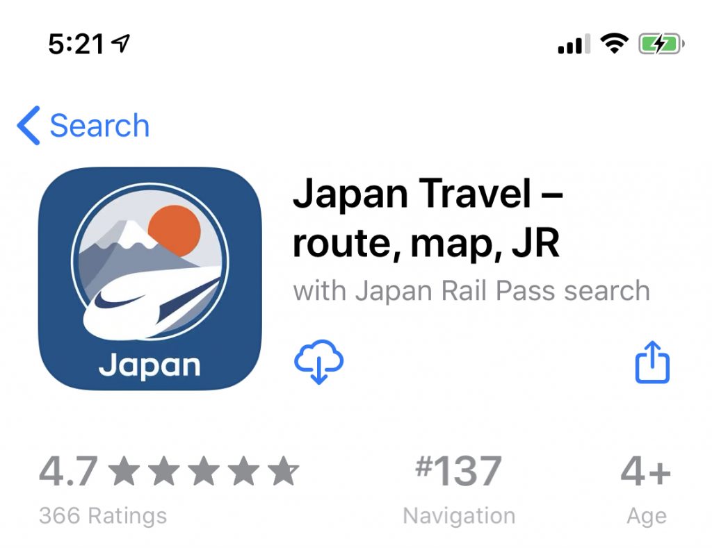 Japan Travel Route Map JR