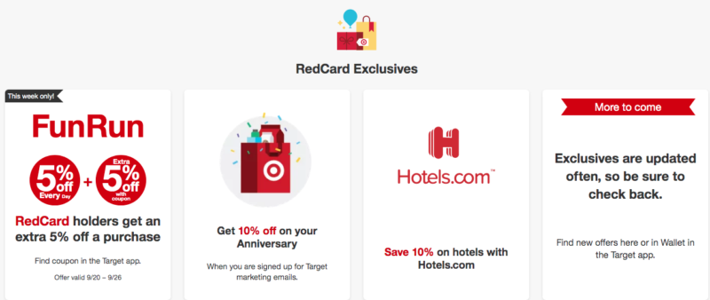 $40 off of a $40+ Purchase at Target - New RedCard Subscribers (Offer Back)  - Basic Travel Couple