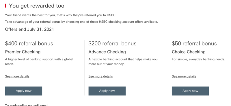 Premier Checking Account  Premium Banking - HSBC Bank USA