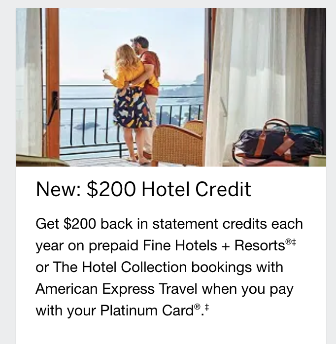 Basic Guide to using the Amex Platinum 200 Hotel Credit Basic Travel