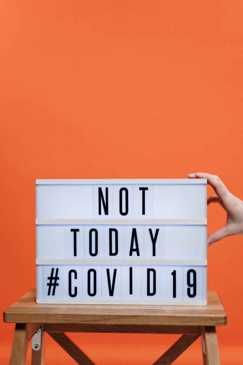 anti covid sign